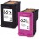 ENSEMBLE COMBO DE CARTOUCHE JET D'ENCRE RECYCLÉE HP65XL NOIR ET COULEUR