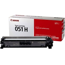 CARTOUCHE DE TONER LASER CANON 051H 2169C001 ORIGINALE NOIR