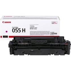CARTOUCHE DE TONER LASER CANON 055H 3018C001 ORIGINALE MAGENTA GRANDE CAPACITÉ