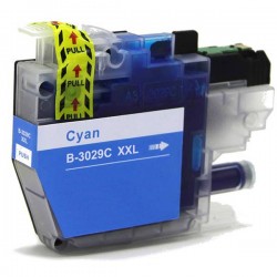 CARTOUCHE JET D'ENCRE BROTHER LC3029C XXL COMPATIBLE CYAN