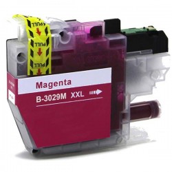CARTOUCHE JET D'ENCRE BROTHER LC3029M XXL COMPATIBLE MAGENTA