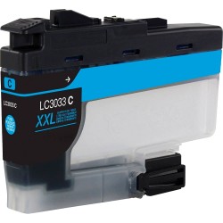 CARTOUCHE JET D'ENCRE BROTHER LC3033C XXL COMPATIBLE CYAN EXTRA HAUTE CAPACITÉ