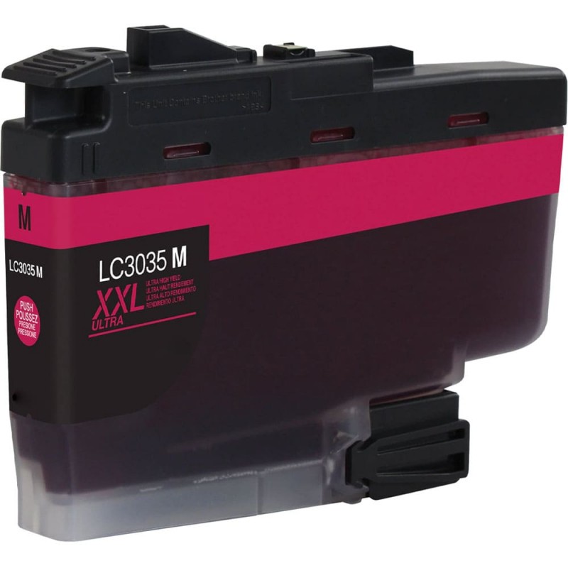 CARTOUCHE JET D'ENCRE BROTHER LC3035M XXL COMPATIBLE MAGENTA ULTRA HAUTE CAPACITÉ