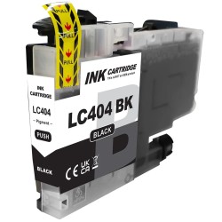 CARTOUCHE JET D'ENCRE BROTHER LC404BK COMPATIBLE NOIR