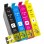 ENSEMBLE COMBO DE CARTOUCHE JET D'ENCRE EPSON T220 BK/C/M/Y XL COMPATIBLE NOIR/CYAN/MAGENTA/JAUNE