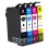 ENSEMBLE COMBO DE CARTOUCHE JET D'ENCRE EPSON T288XL BK/C/M/Y COMPATIBLE NOIR/CYAN/MAGENTA/JAUNE