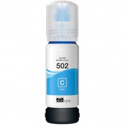 BOUTEILLE D'ENCRE EPSON T502 COMPATIBLE CYAN