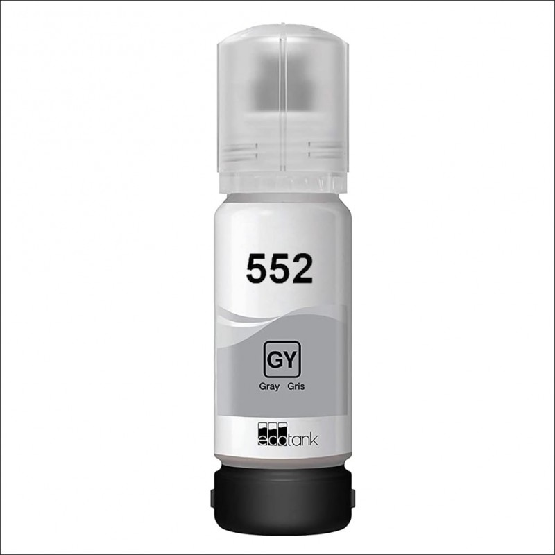 BOUTEILLE D'ENCRE EPSON T552 COMPATIBLE GRIS