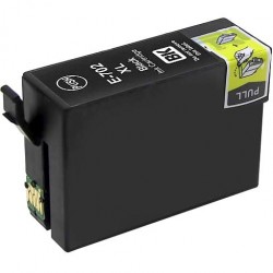CARTOUCHE JET D'ENCRE EPSON 702 T702XL120 RECYCLÉE NOIR