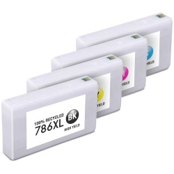 ENSEMBLE COMBO DE CARTOUCHE JET D'ENCRE EPSON T786 BK/C/M/Y XL COMPATIBLE NOIR/CYAN/MAGENTA/JAUNE