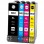 ENSEMBLE COMBO DE CARTOUCHE JET D'ENCRE EPSON T802 BK/C/M/Y XL COMPATIBLE NOIR/CYAN/MAGENTA/JAUNE