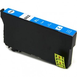CARTOUCHE JET D'ENCRE EPSON 802 T802XL220 COMPATIBLE CYAN HAUTE CAPACITÉ
