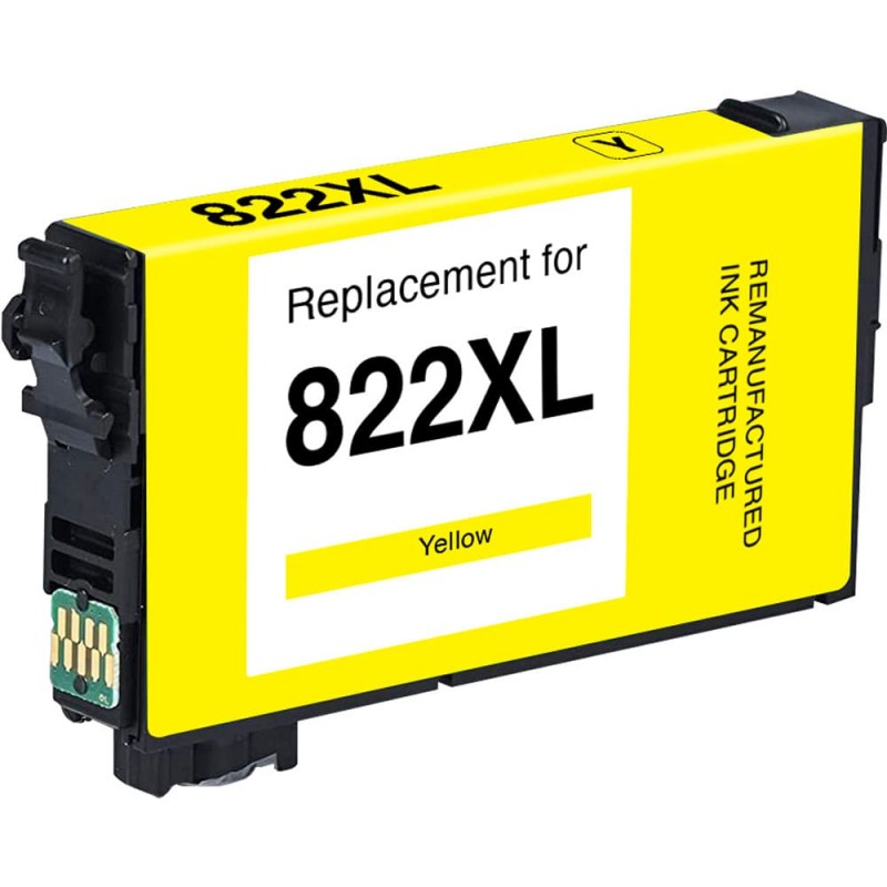 CARTOUCHE JET D'ENCRE EPSON 822XL T822XL420 COMPATIBLE JAUNE GRANDE CAPACITÉ