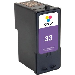 CARTOUCHE JET D'ENCRE LEXMARK 18C0033 (33) RECYCLÉE COULEUR