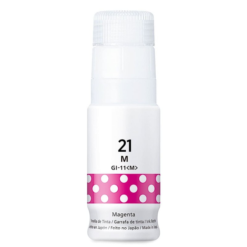 BOUTEILLE D'ENCRE CANON GI-21M COMPATIBLE MAGENTA