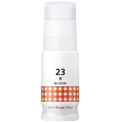BOUTEILLE D'ENCRE CANON GI-23R COMPATIBLE ROUGE