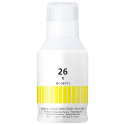 BOUTEILLE D'ENCRE CANON GI-26Y COMPATIBLE JAUNE