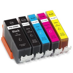 ENSEMBLE COMBO DE CARTOUCHE JET D'ENCRE CANON PGI-225/CLI-226 BK/PBK/C/M/Y XL COMPATIBLE NOIR/PHOTO NOIR/CYAN/MAGENTA/JAUNE
