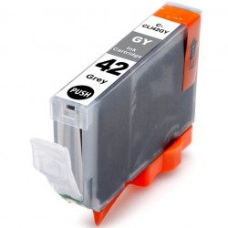 CARTOUCHE JET D'ENCRE CANON CLI-42GY 6390B002 COMPATIBLE GRIS