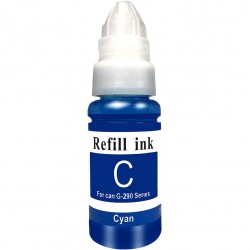 BOUTEILLE D'ENCRE CANON GI-290C COMPATIBLE CYAN POUR IMPRIMANTE MEGATANK