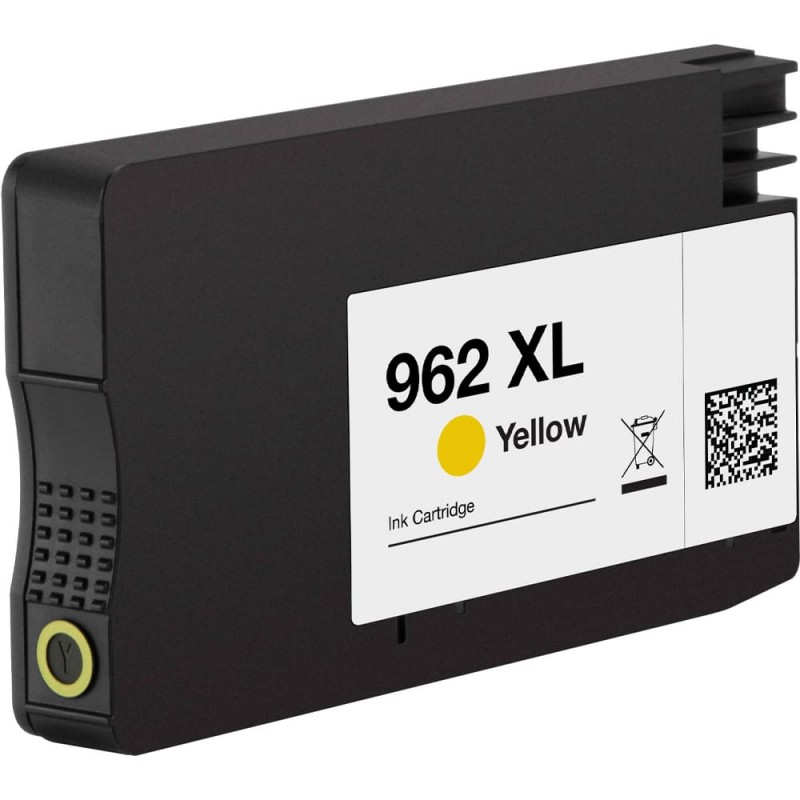 CARTOUCHE JET D'ENCRE HP962XL 3JA02AN RECYCLÉE JAUNE