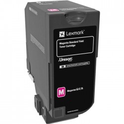 CARTOUCHE DE TONER LASER LEXMARK 74C0S30 ORIGINALE MAGENTA