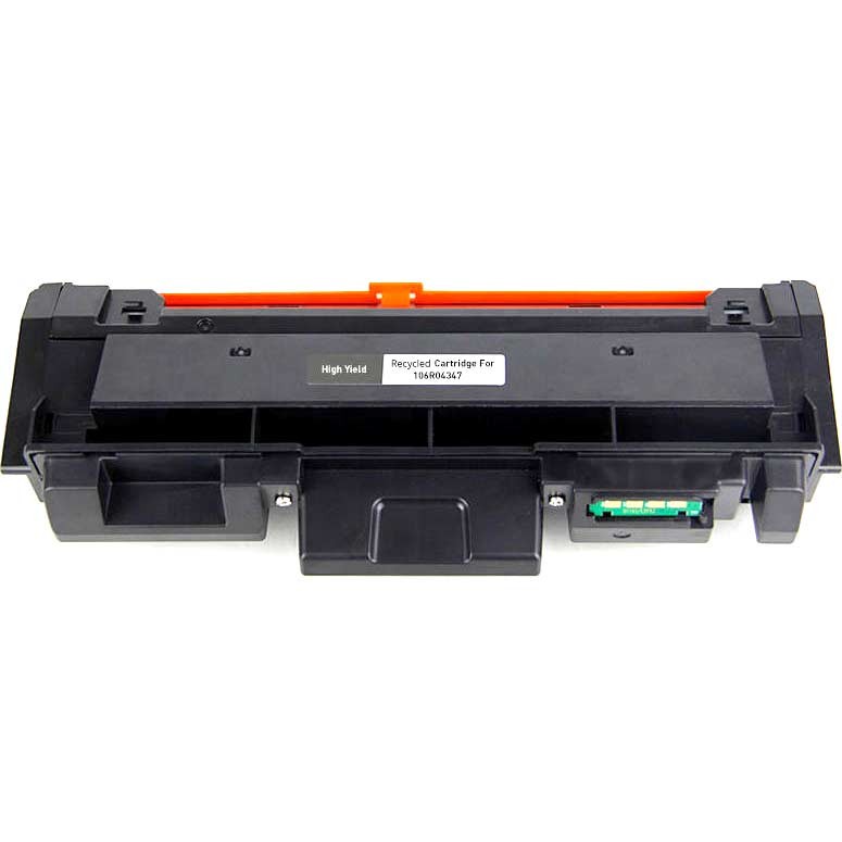 CARTOUCHE DE TONER LASER XEROX 106R04347 RECYCLÉE NOIR HAUTE CAPACITÉ
