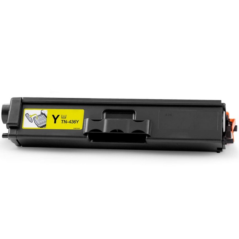CARTOUCHE DE TONER LASER BROTHER TN436Y RECYCLÉE JAUNE