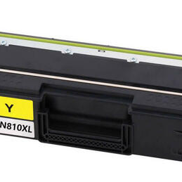 CARTOUCHE DE TONER LASER BROTHER TN810YXL COMPATIBLE JAUNE HAUTE CAPACITÉ