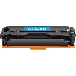 CARTOUCHE DE TONER LASER CANON 054H 3027C001 COMPATIBLE CYAN GRANDE CAPACITÉ