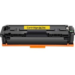 CARTOUCHE DE TONER LASER CANON 067H 5103C001 COMPATIBLE JAUNE GRANDE CAPACITÉ
