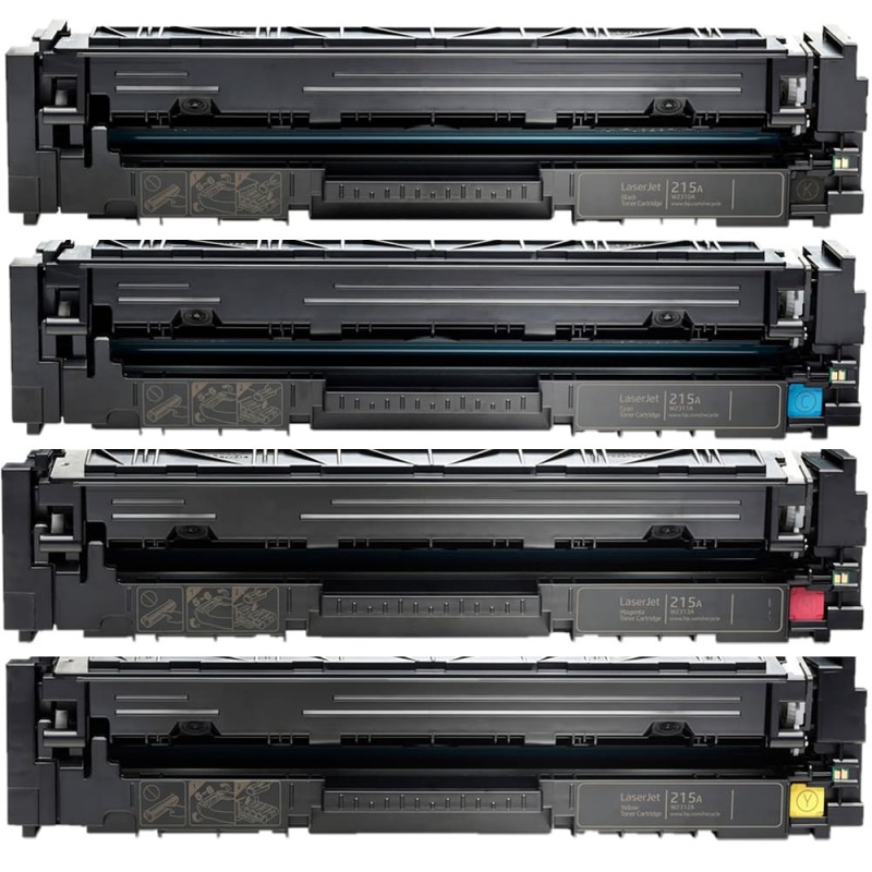 ENSEMBLE COMBO DE CARTOUCHE TONER LASER HP215A BK/C/M/Y COMPATIBLE NOIR/CYAN/MAGENTA/JAUNE
