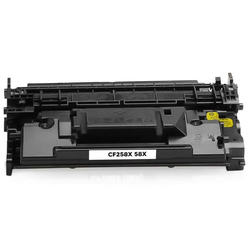 CARTOUCHE DE TONER LASER HP58X CF258X RECYCLÉE NOIR HAUTE CAPACTITÉ (SANS NIVEAU D'ENCRE)