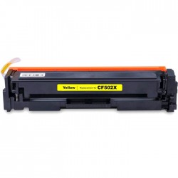 CARTOUCHE DE TONER LASER HP202X CF502X RECYCLÉE JAUNE GRANDE CAPACITÉ