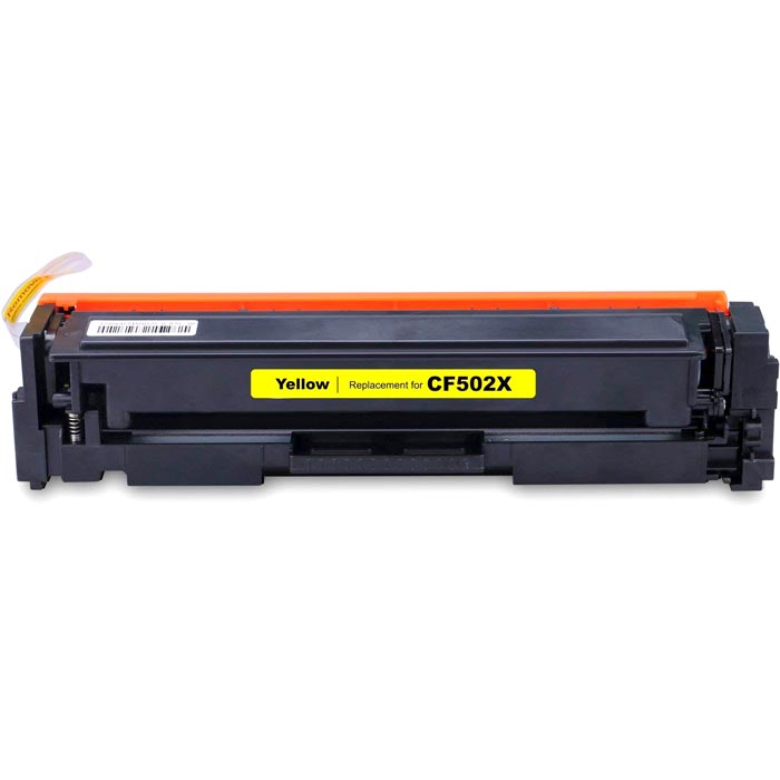 CARTOUCHE DE TONER LASER HP202X CF502X RECYCLÉE JAUNE GRANDE CAPACITÉ
