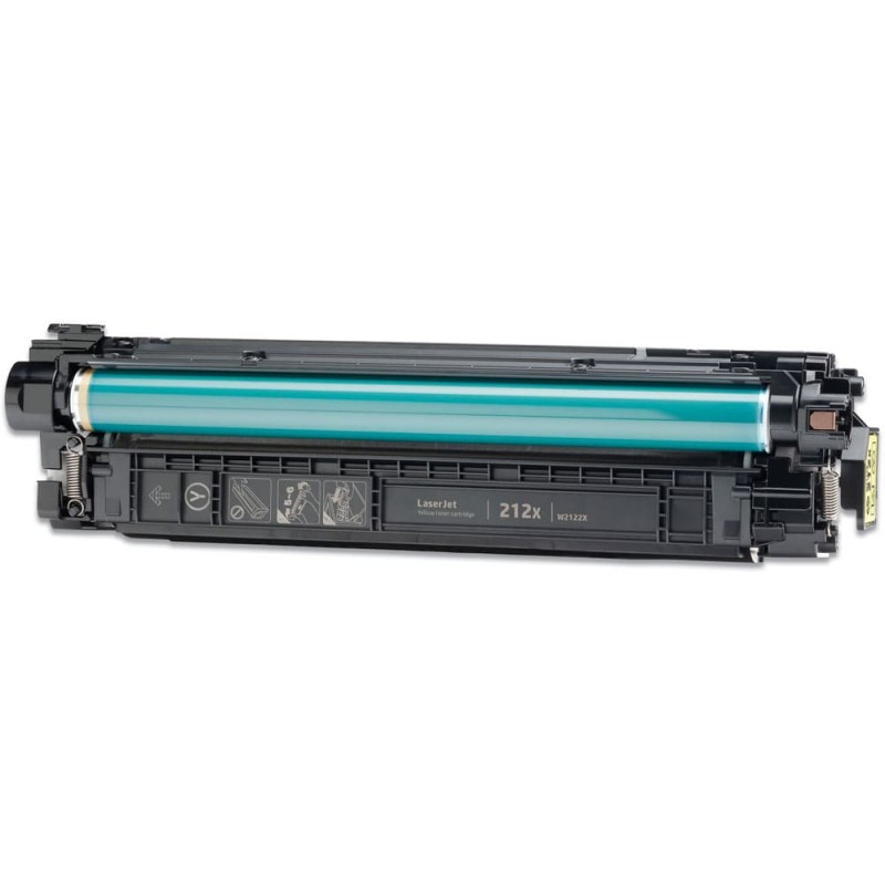 CARTOUCHE DE TONER LASER HP212X W2122X COMPATIBLE JAUNE HAUTE CAPACITÉ