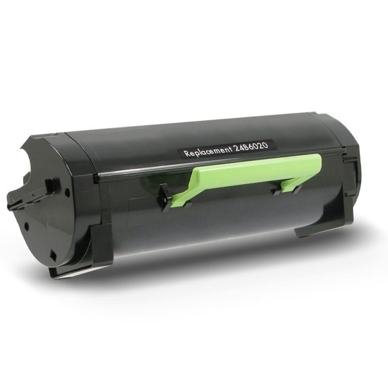 CARTOUCHE DE TONER LASER LEXMARK 24B6020 RECYCLÉE NOIR