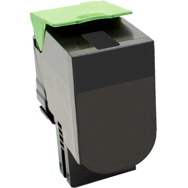 CARTOUCHE DE TONER LASER LEXMARK 801SK 80C1SK0 RECYCLÉE NOIR