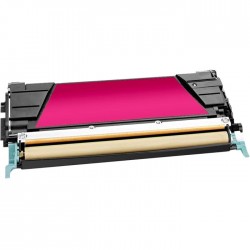 CARTOUCHE DE TONER LASER LEXMARK C746A1MG COMPATIBLE MAGENTA XL