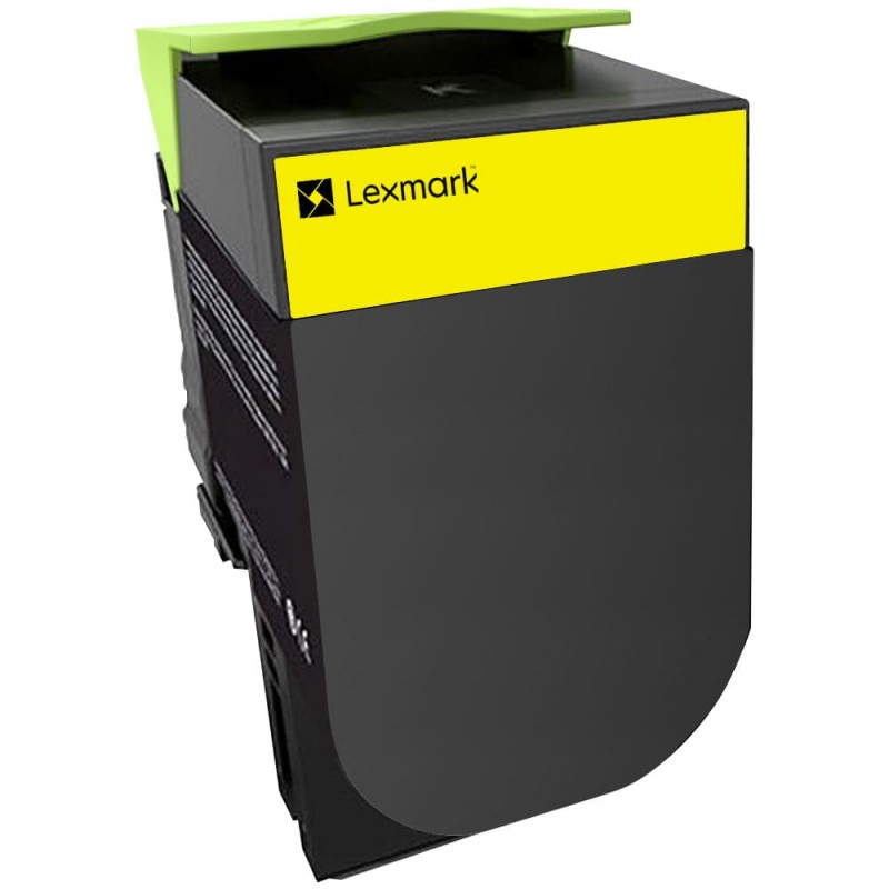 CARTOUCHE DE TONER LASER LEXMARK 78C1XY0 RECYCLÉE JAUNE GRANDE CAPACITÉ