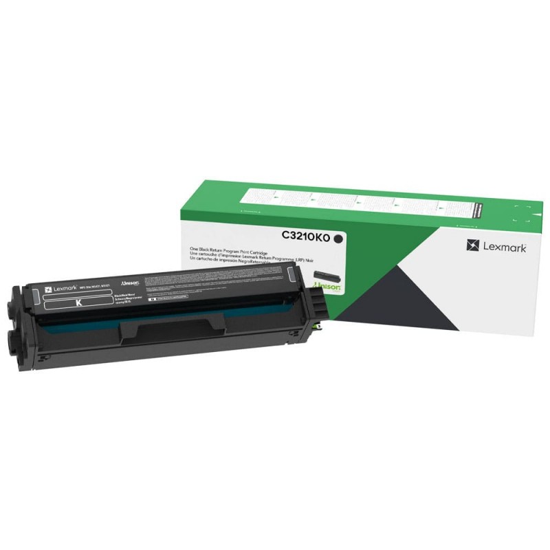 CARTOUCHE DE TONER LASER LEXMARK C3210K0 ORIGINALE NOIR