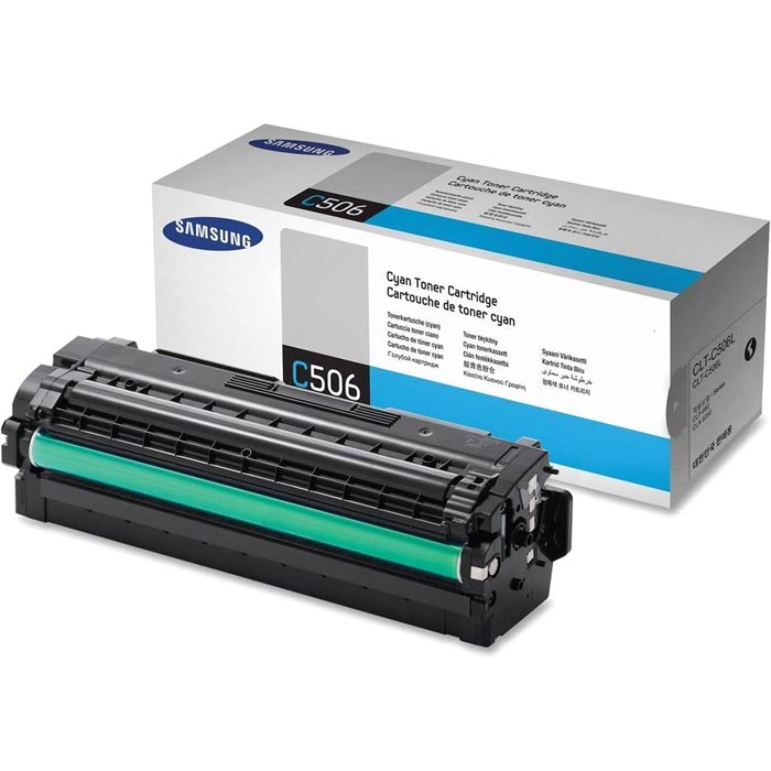 CARTOUCHE DE TONER LASER SAMSUNG CLT-C506L ORIGINALE CYAN