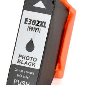 CARTOUCHE JET D'ENCRE EPSON 302XL T302XL120 COMPATIBLE PHOTO NOIR