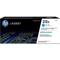 CARTOUCHE DE TONER LASER HP212X W2121X ORIGINALE CYAN GRANDE CAPACITÉ