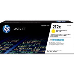 CARTOUCHE DE TONER LASER HP212X W2122X ORIGINALE JAUNE GRANDE CAPACITÉ