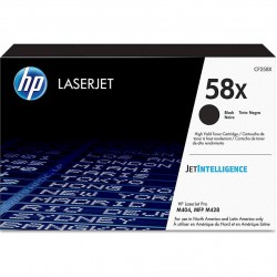 CARTOUCHE DE TONER LASER HP58X CF258X ORIGINALE NOIR HAUTE CAPACITÉ