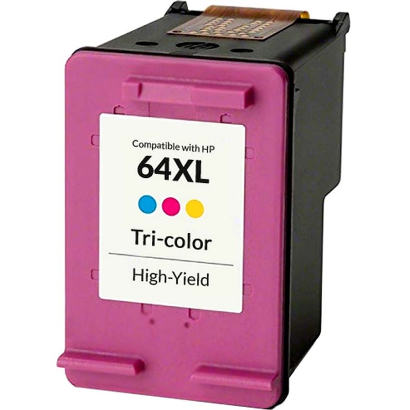 CARTOUCHE JET D'ENCRE HP64XL N9J91AN RECYCLÉE COULEUR