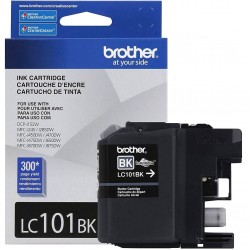 CARTOUCHE JET D'ENCRE BROTHER LC101BK ORIGINALE NOIR