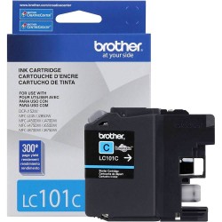 CARTOUCHE JET D'ENCRE BROTHER LC101C ORIGINALE CYAN
