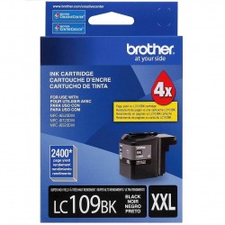 CARTOUCHE JET D'ENCRE BROTHER LC109BK ORIGINALE NOIR